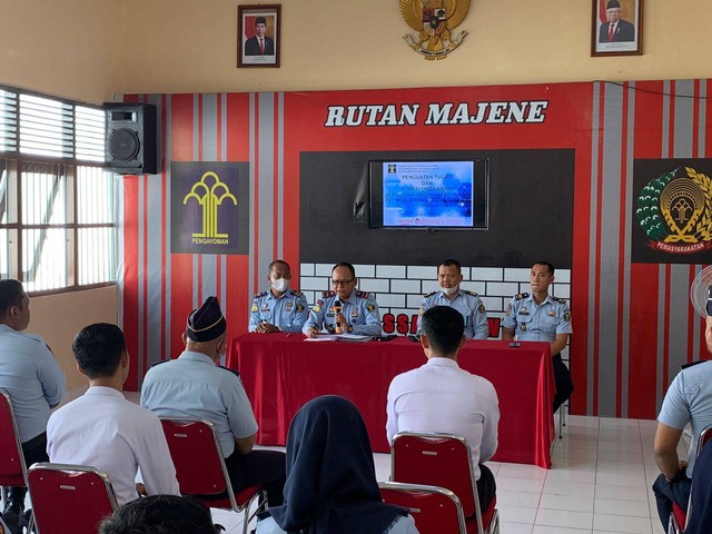 Arahan Karutan Majene, Sumber : Humas Rutan Majene