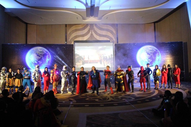 Para superhero di General Staff Meeting Grand Mercure Malang Mirama. Foto: dok Grand Mercure Malang Mirama