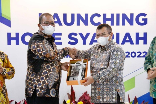 PT Permodalan Nasional Madani (PNM) dan PT Sarana Multigriya Finansial (Persero) berkolaborasi luncurkan program pembiayaan Home Syariah. Foto: Dok. PNM