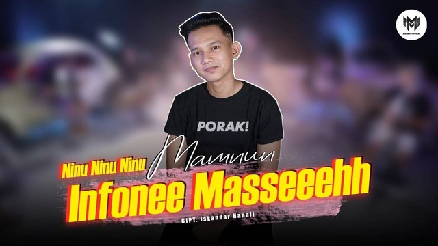 Ilustrasi tangkapan layar video musik Infone Masseeeh (Ninu Ninu) oleh Mamnun. Foto: YouTube/Mamnun Official