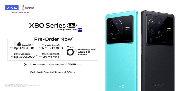 Vivo luncurkan Vivo X80 Series di Indonesia. Foto: Dok. Vivo