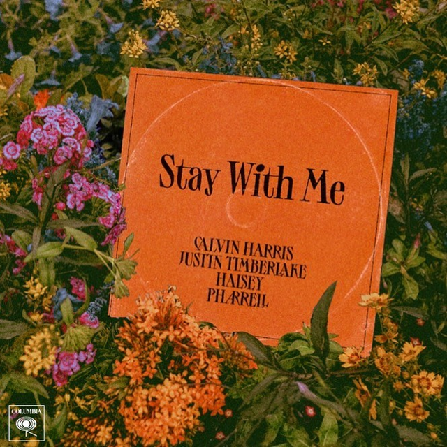 Calvin Harris, Justin Timberlake, Halsey, dan Pharrell berkolaborasi dalam lagu Stay With Me. Foto: Instagram/@calvinharris