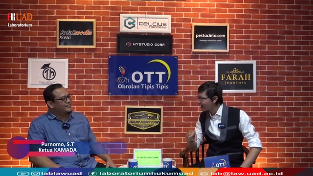 Talkshow OTT membahas tentang Keluarga Alumni Universitas Ahmad Dahlan (Kamada)