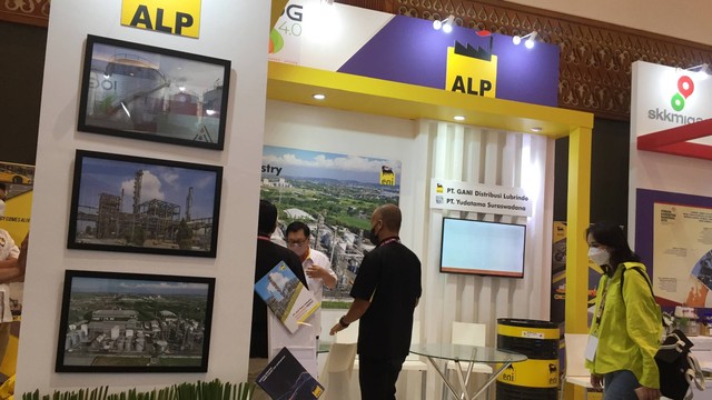 PT ALP Petro Industry, perusahaan pelumas lokal afiliasi ENI SpA dari Italia di Forum Kapasitas Nasional 2022, JCC, Jakarta. Foto: Dok. Istimewa