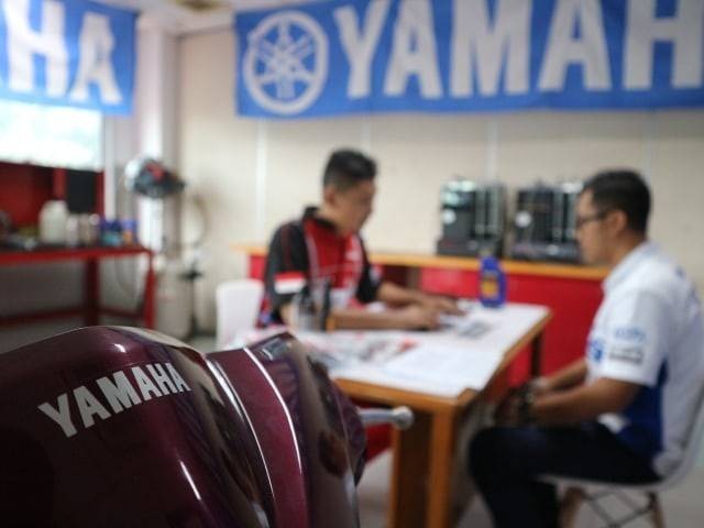 Kontes teknisi Yamaha di Indonesia Technician Grand Prix 2020. Foto: Ghulam Muhammad Nayazri