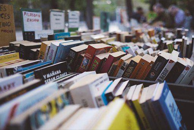 Ilustrasi kumpulan buku berisi teks argumentasi. Foto: Pixabay