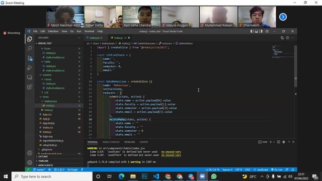 Screenshot Pembelajaran program studi independen di Alterra Academy ( Sumber : Dokumentasi Nasichun Amin )