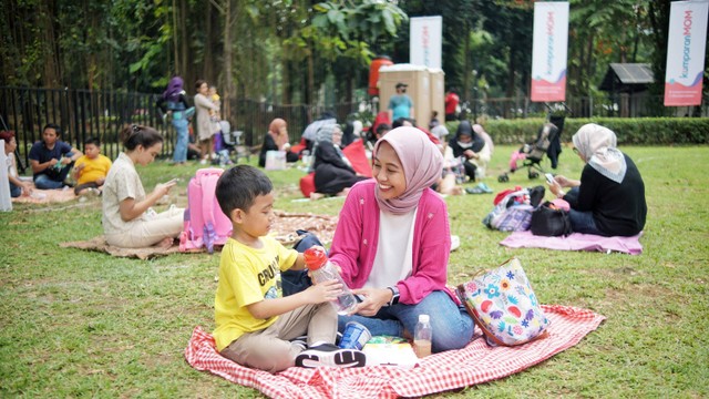 Ilustrasi piknik di Weekend Seru Festival Hari Anak. Foto: Jamal Ramadhan/kumparan