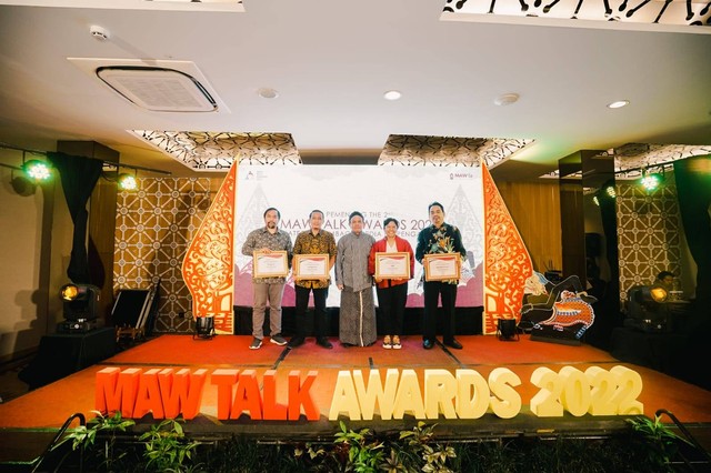 Penyerahan MAW Talk Awards 2022 di Yogyakarta. Foto: Dok. Istimewa