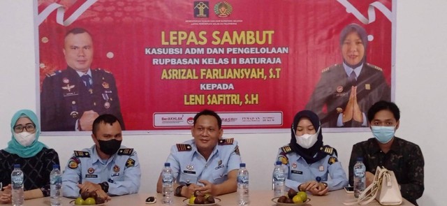 Lepas Sambut Kasubsi Adm dan Pengelolaan Rupbasan Kelas II Baturaja