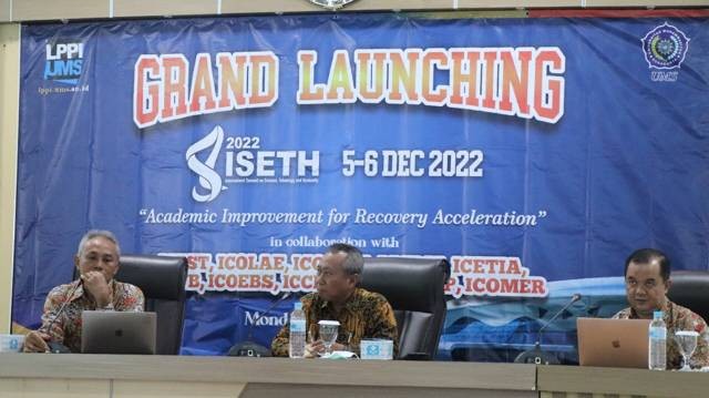 Grand Launching ISETH 2022. Foto : Humas UMS