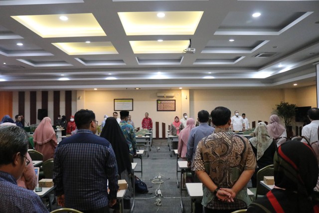Ketua lembaga dan Pimpinan Fakultas UMJ saat kegiatan berlangsung