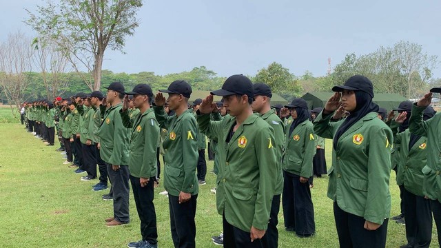 Pelaksanaan Pendidikan dan Pelatihan (Diklat) Kepemimpinan Bela Negara Mahasiswa UPNVY di Grup 2 Kopassus Surakarta, Selasa (2/8/2022). Foto: Tugu Jogja