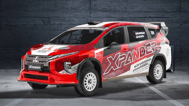 Livery baru mobil balap Mitsubishi Xpander AP4. Foto: Xpander Rally Team