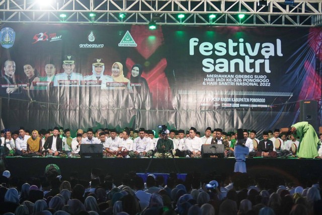 Festival Santri hari ke 2 di alun alun Ponorogo. Nanang Diyanto