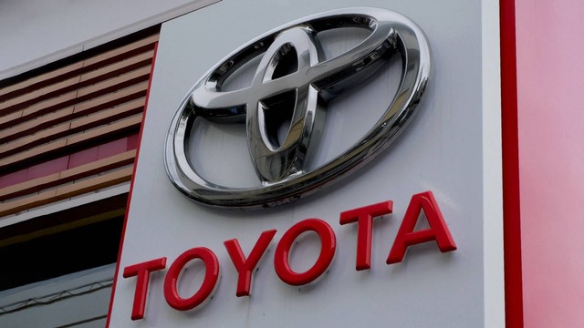 Logo Toyota. Foto: Kazuhiro Nogi / AFP