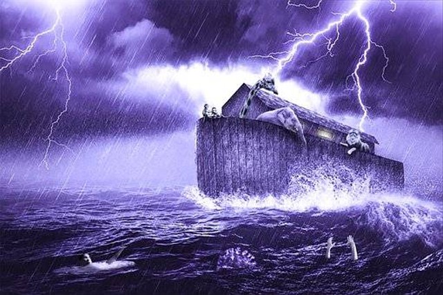 Ilustrasi kapal Nabi Nuh AS. Foto: Pixabay