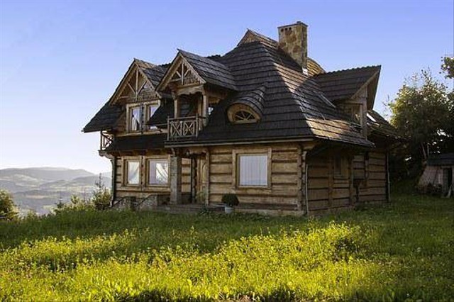 Ilustrasi desain rumah kayu. Foto: pixabay