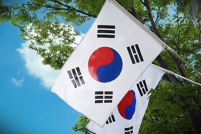 Bendera negara Korea Selatan. Foto: Pixabay