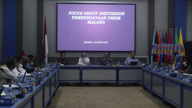 FGD Pemberdayaan UMKM oleh Polinema dengan Pemerintah Kota Malang. Foto: dok Polinema