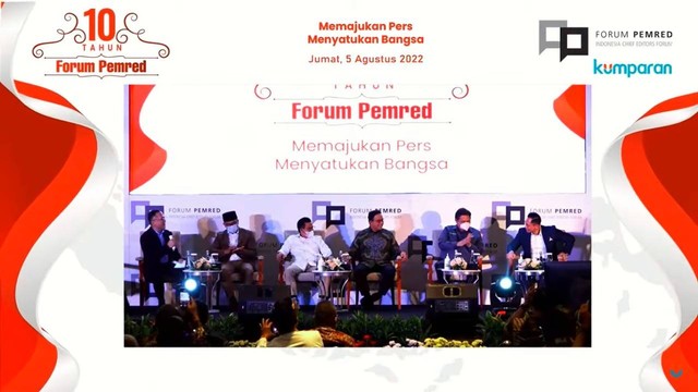 Suasana acara Forum Pemred, Jumat (5/8/2022). Foto: kumparan