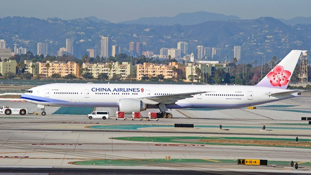 Pesawat China Airlines. Foto: Philip Pilosian/Shutterstock