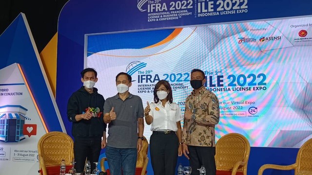 Shell Indonesia berpatisipasi di acara International Franchise, License, and Business Concept Expo and Conference (IFRA) 2022 di JCC Senayan, Sabtu (6/8/2022). Foto: Fariza Rizky Ananda/ kumparan