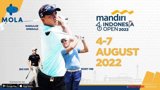 Mandiri Indonesia Open 2022. Foto: Mola TV 