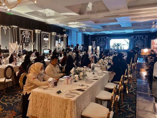 Pameran Wedding di Sheraton resmi dibuka. | Foto: Sinta Yuliana/Lampung Geh