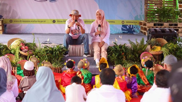 Agenda peringatan Hari Anak Nasional di Banda Aceh. Foto: Suparta/acehkini