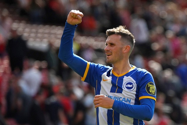 Pemain Brighton & Hove Albion Pascal Gross. Foto: Toby Melville/REUTERS