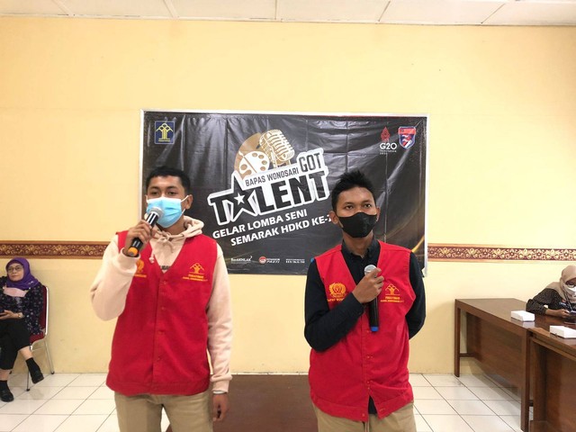 Klien Pemasyarakatan mengikuti lomba menyanyi "Bapas Wonosari Got Talent" meriahkan HDKD Tahun 2022 (Dok: Humas Bapas Wonosari)