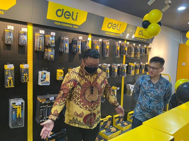 Deli Tool Store membuka gerai di Pontianak Mall. Ini merupakan showroom pertama mereka di Indonesia. Foto: Teri/Hi!Pontianak