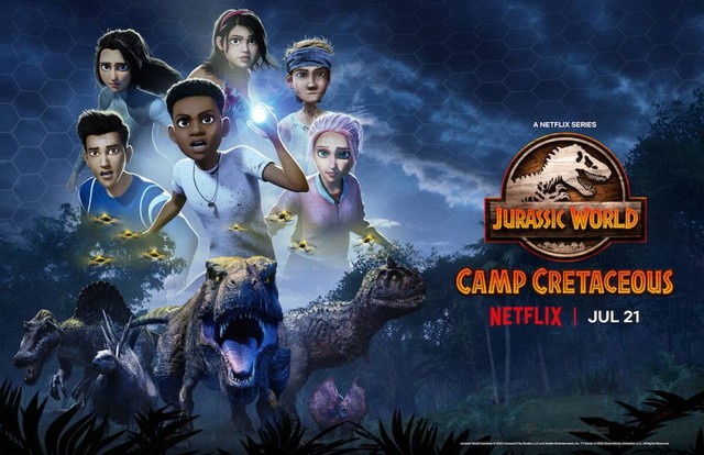 Poster kartun Jurassic World Camp Cretaceous. Foto: Netflix