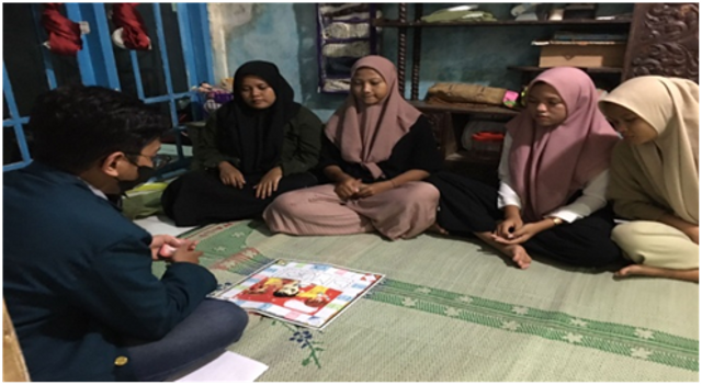 Kegiatan Edukasi Etika dalam Berinternet di Gg. 4 Jl. Selat Selayar Kelurahan Panjang Wetan, Kota Pekalongan (29/07/2022). Foto: Dok. Kegiatan