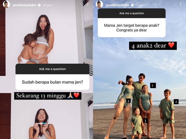 Jennifer Bachdim mengumumkan kehamilannya