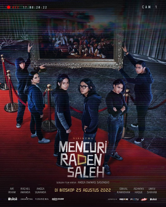 Visinema rilis poster film Mencuri Raden Saleh. Foto: Visinema Pictures