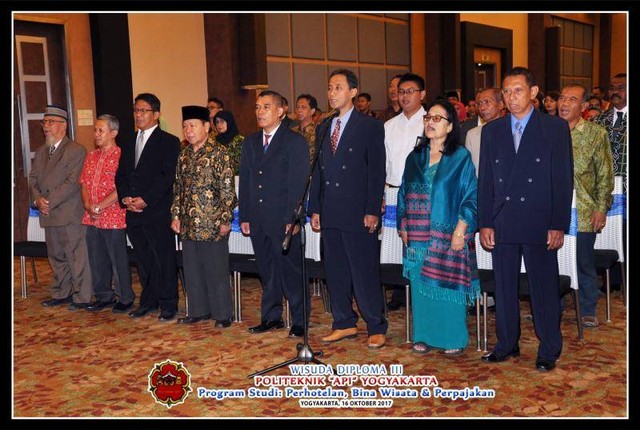 Acara wisuda Politektik API Yogyakarta