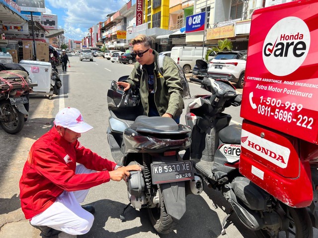 Astra Motor Kalbar hadirkan layanan Honda Care. Foto: Dok. Astra Motor Kalbar