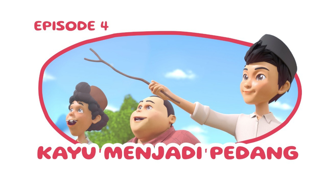 Episode keempat serial animasi Ibra, Kayu Menjadi Pedang. Foto: Dok. Istimewa