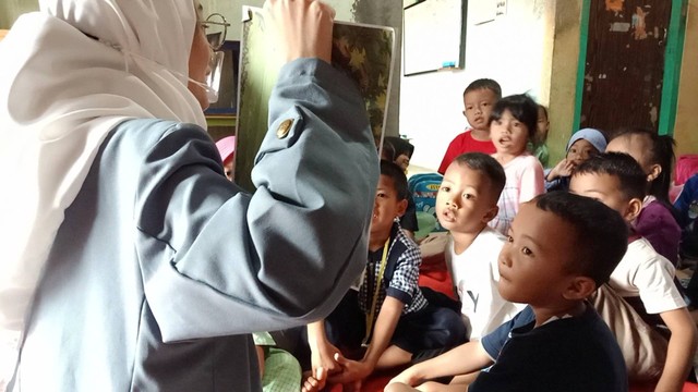 Storytelling Kisah si Monyet | Gambar : Koleksi Pribadi