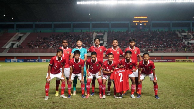 Timnas U-16 Indonesia di Piala AFF U-16 2022. Foto: PSSI