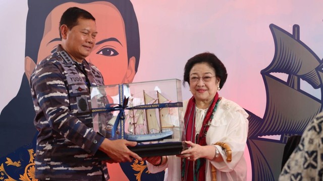 Ketum PDIP Megawati Soekarnoputri di acara Napak Tilas Ratu Kalinyamat Pahlawan Maritim Nusantara, Kamis (11/8/2022). Foto: PDIP