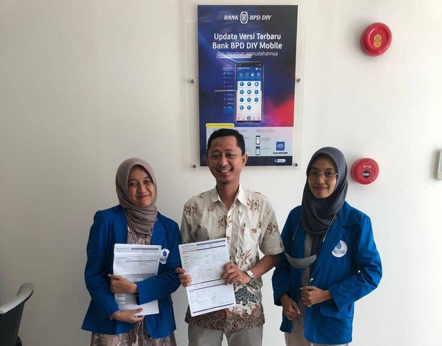 Mahasiswa UMBY bersama Bank BPD Kota Yogyakarta (Dokpri)