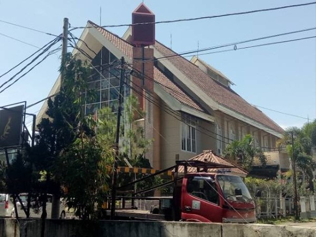 Gereja Kristen Immanuel Jemaat Gloria di Kota Bandung yang dulu merupakan halaman depan Studio Radio Hoso Kyoku Bandung. Foto: Humas Pemkot Bandung