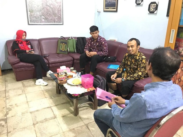 Kunjungan kerja dekan Fakultas Teknik Unamin ke ITN Malang. (Sumber Foto : Hendrik)