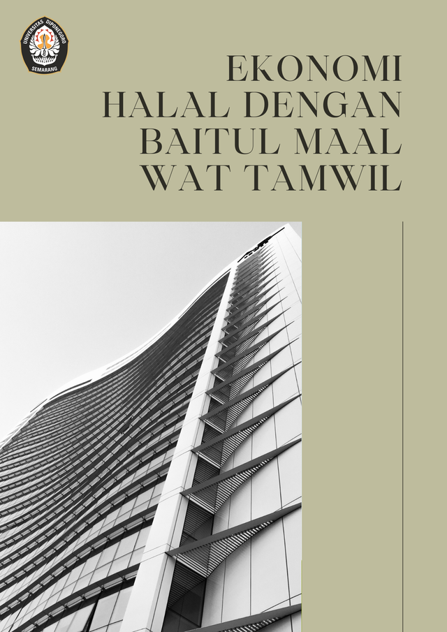 Booklet Baitul Maal Wat Tamwil buatan mahasiswa. Sumber: Dokumentasi pribadi