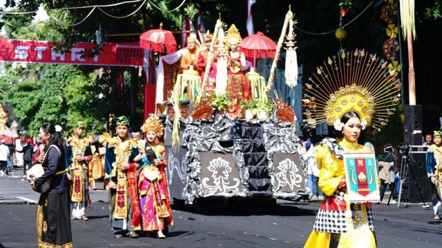 1.650 Pelajar Meriahkan Karnaval Kebangsaan di Banyuwangi