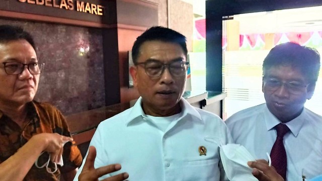 Kepala Staf Kepresidenan dan Mantan Panglima TNI, Moeldoko, di UNS Solo, Sabtu (13/08/2022). FOTO: Agung Santoso