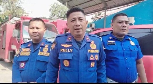 Kepala Bidang Pemadam Kebakaran (Damkar) Kabupaten Lamsel Rully Fikriansyah. | Foto: Ist